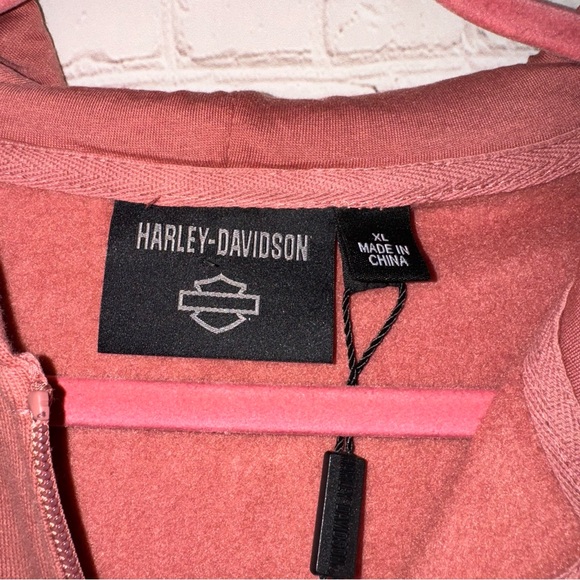 HARLEY-DAVIDSON Hooded Sweatshirt Vest, Size XL, NWT - Picture 7 of 11